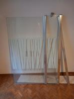 2-Delige inklapbare badwand Douchewand Badkamer, Ophalen, Gebruikt