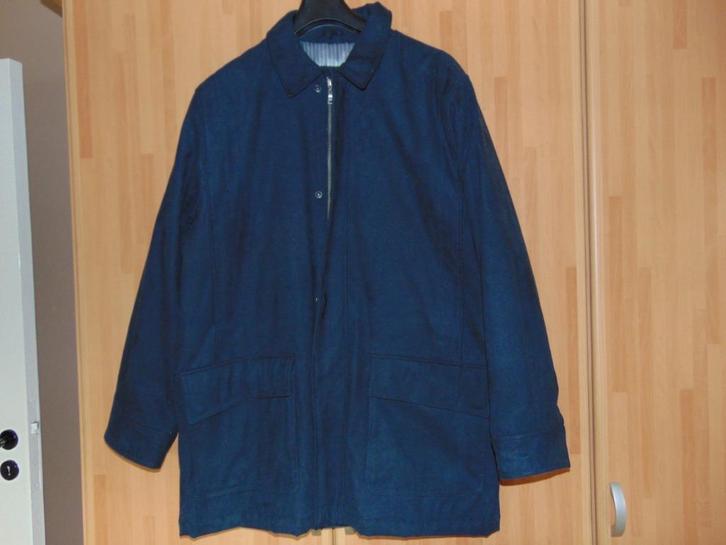Jas Melka in zeer goede staat, Kleding | Heren, Jassen | Winter, Gedragen, Maat 52/54 (L), Blauw, Ophalen of Verzenden