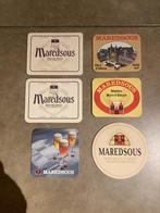 Set van 6 bierviltjes van de abdijbrouwerij van Maredsous, Verzamelen, Zo goed als nieuw