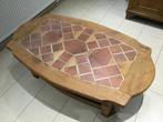 Massief eikenhouten woonkamertafel, Ophalen, Zo goed als nieuw, Eikenhout