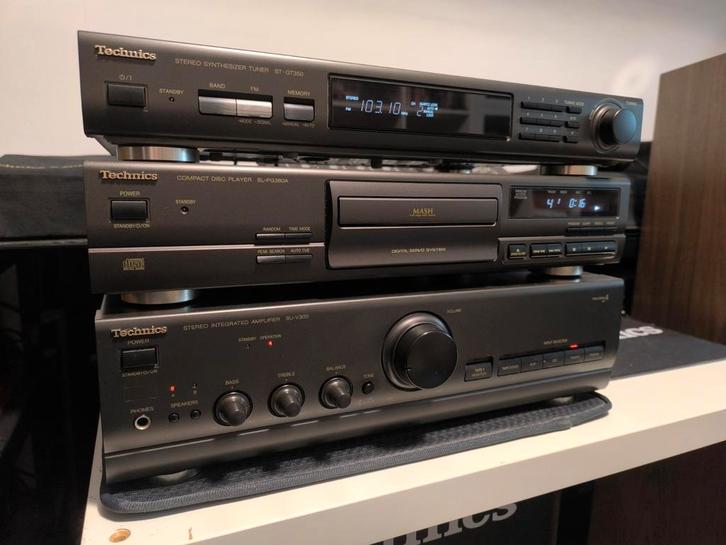 TECHNICS HIFI - SU V300 - SL PG380A - ST GT350, Audio, Tv en Foto, Stereoketens, Zo goed als nieuw, Cd-speler, Tuner of Radio