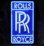 Mooie Rolls Royce neon decoratie verlichting showroom lamp, Verzamelen, Ophalen, Zo goed als nieuw, Lichtbak of (neon) lamp