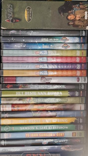 Dvd's studio 100: samson, anubis, spring, hallo k3, galaxy  beschikbaar voor biedingen