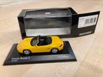 Porsche Boxter S geel Minichamps 1:43, Hobby en Vrije tijd, Ophalen of Verzenden, Zo goed als nieuw