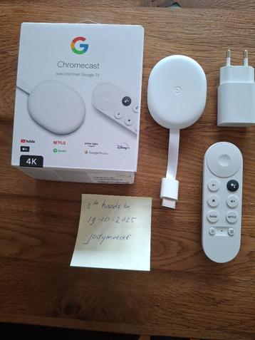 Google Chromecast met Google TV beschikbaar voor biedingen