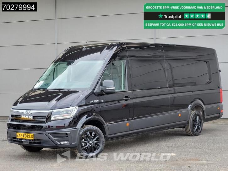 MAN TGE 3.180 Automaat L5H3 XL LED ACC Navi Airco Camera Par, Auto's, Bestelwagens en Lichte vracht, Bedrijf, Te koop, Achteruitrijcamera