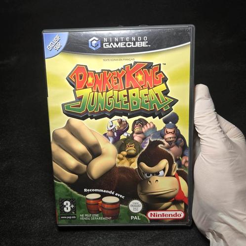 Donkey Kong Jungle Beat - Nintendo GameCube (PAL) - Complet, Games en Spelcomputers, Games | Nintendo GameCube, Gebruikt, Platform
