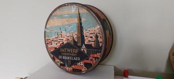 De Beukelaer koekenblik Antwerp assortiment Art Deco? beschikbaar voor biedingen