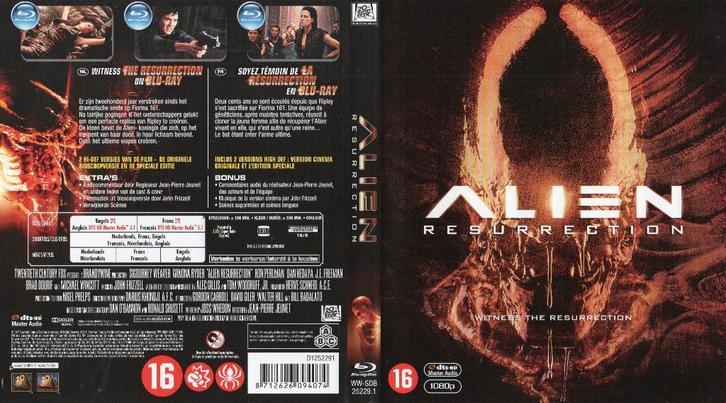 alien ressurection (blu-ray) neuf, CD & DVD, Blu-ray, Comme neuf, Science-Fiction et Fantasy, Enlèvement ou Envoi