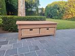 Salontafel uit massief sheeshamhout. Geluchtgomd., Ophalen of Verzenden, Zo goed als nieuw