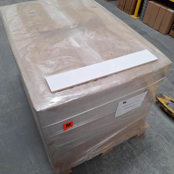 GRATIS partij tegels Luzern Shine glans wit 10x60cm, 11m2