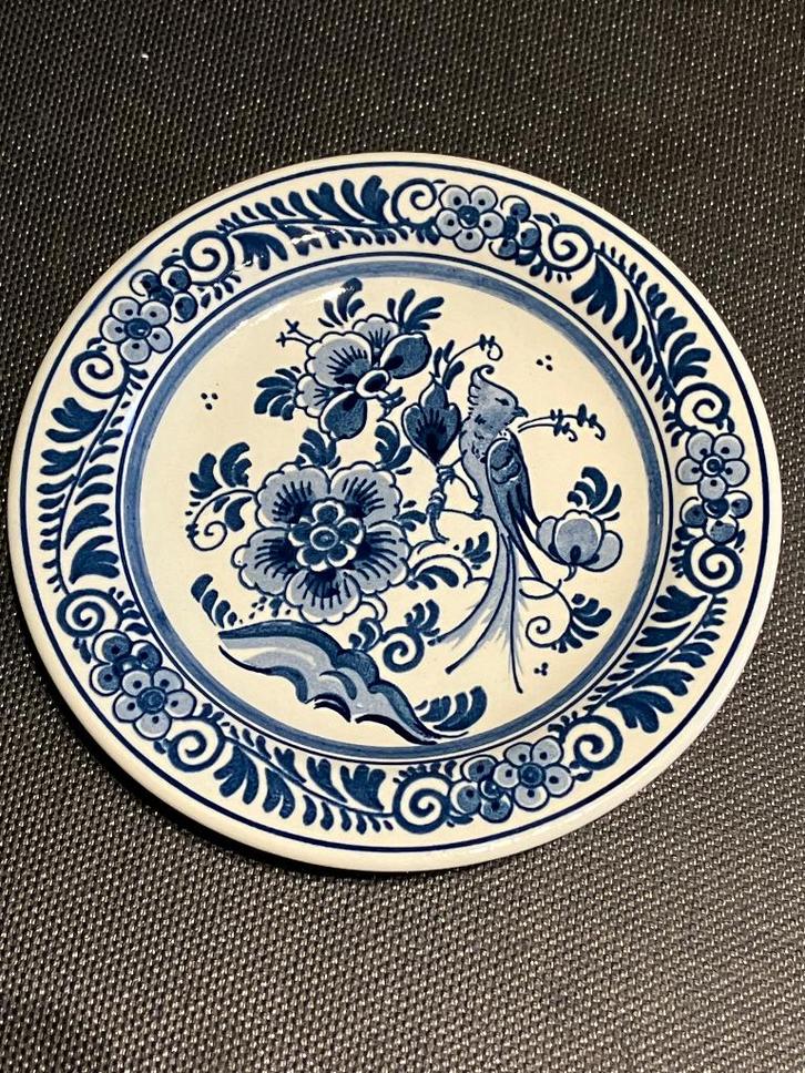 Royal Goedewaagen - Delfts Blauw wandbord vogel, Antiek en Kunst, Antiek | Keramiek en Aardewerk, Ophalen
