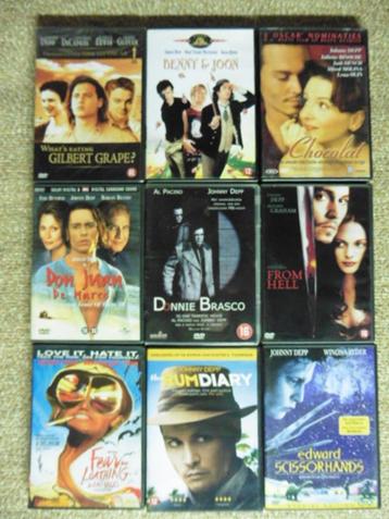 Johnny Depp Dvd Pakket (18 films) Tim Burton