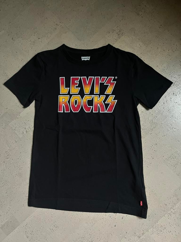 Zwarte t-shirt Levi’s maat 12 jaar, Ophalen of Verzenden, Gebruikt