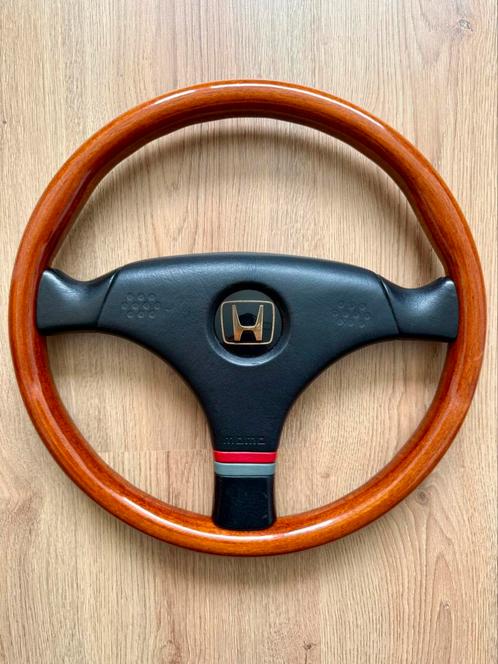 Momo Honda Access Houten Stuur Civic Accord CRX ED EE EG EK, Auto-onderdelen, Besturing, Alfa Romeo, Amerikaanse onderdelen, Audi