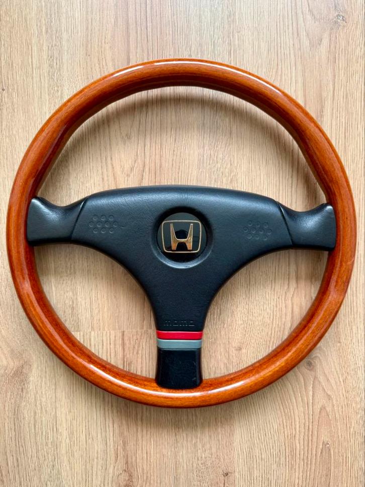 Momo Honda Access Houten Stuur Civic Accord CRX ED EE EG EK, Auto-onderdelen, Besturing, Alfa Romeo, Amerikaanse onderdelen, Audi