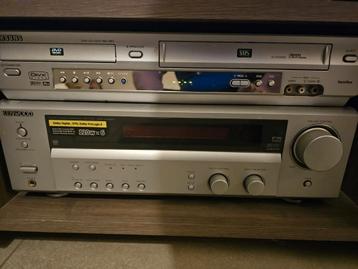 Versterker Kenwood + DVD en Video speler Samsung beschikbaar voor biedingen