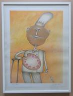ROLAND BREUCKER / CULINAIR KUNSTENAAR / OFFSETLITHO 41x31cm, Antiek en Kunst, Kunst | Litho's en Zeefdrukken, Ophalen of Verzenden