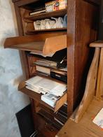 Oude archiefkast, gordijnladen, Ophalen, Gebruikt