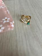 Ring met strass en steentje maat 50, Handtassen en Accessoires, Ringen, Ophalen of Verzenden, Nieuw, Met strass