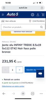 Jante alu INFINY TREKK pour BMWI4, Enlèvement