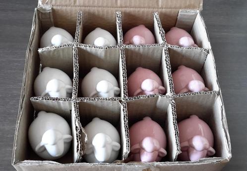 Lot / partij stenen schaapjes geboortesuiker ( NIEUW ), Kinderen en Baby's, Kraamcadeaus en Geboorteborden, Nieuw, Ophalen of Verzenden