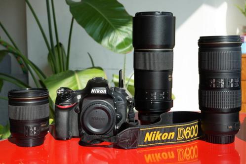 Kit Nikon D600, TV, Hi-fi & Vidéo, Appareils photo numériques, Utilisé, Reflex miroir, Nikon, Enlèvement