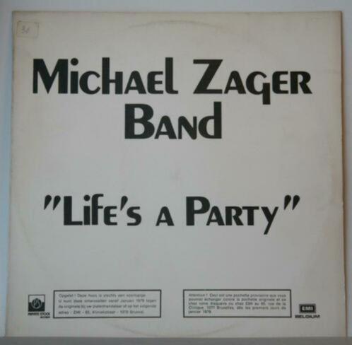 LP- Michael Zager Band – "Life's A Party", CD & DVD, Vinyles | Pop, Enlèvement ou Envoi