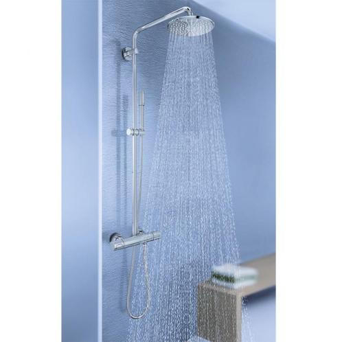GROHE REGENDOUCHESYSTEEM 210 DOUCHEKOLOM MET MENGKRAAN, Doe-het-zelf en Bouw, Sanitair, Nieuw, Douche, Chroom, Ophalen