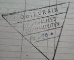 1952+Quievrain+triangulaire+chemin de fer francais, Autres types, Utilisé, Enlèvement ou Envoi, Train