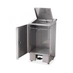 HORECA POUBELLE 120 LITRES FULL INOX COMME NEUVE, Comme neuf, Autres types, Autres matériaux, Autres styles