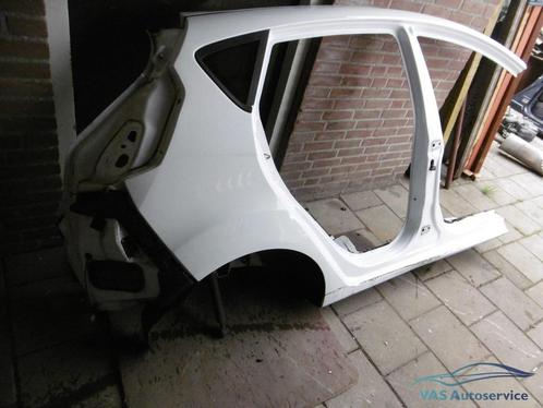 Achterscherm met B-stijl Ford Fiesta 5-drs rechts  wit, Auto-onderdelen, Carrosserie, Spatbord, Ford, Gebruikt, Ophalen