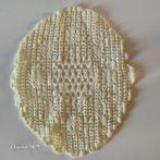 Handgemaakte gehaakte kleine kanten placemat, Verzenden, Zo goed als nieuw, Overige typen
