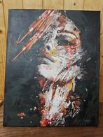 Spandoek met portret, Ophalen, Zo goed als nieuw