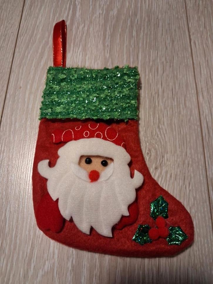 Kerstsok voor in Kerstboom 18 cm Kerstman, Diversen, Kerst, Nieuw, Verzenden