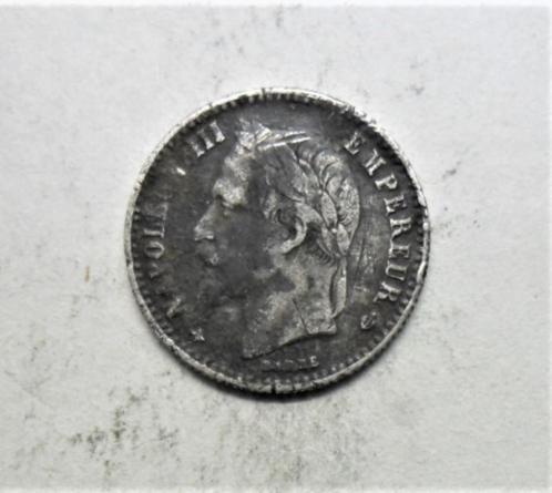 Frankrijk 50 centimes 1867 A Napoleon zilver, Postzegels en Munten, Munten | Europa | Niet-Euromunten, Losse munt, Frankrijk, Zilver