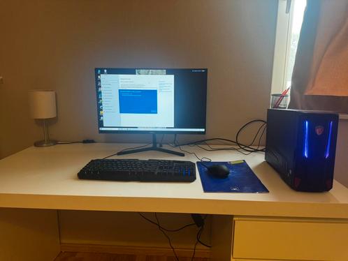 MSI Gaming PC met GTX 1060 + 24” Scherm – Klaar voor gebruik, Computers en Software, Desktop Pc's, HDD, Gaming, Ophalen