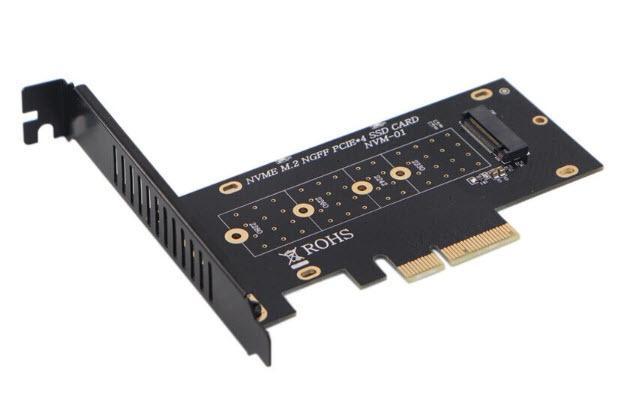 pcie x8 nvme adapter, Computers en Software, Harde schijven, Nieuw, SSD, Ophalen of Verzenden