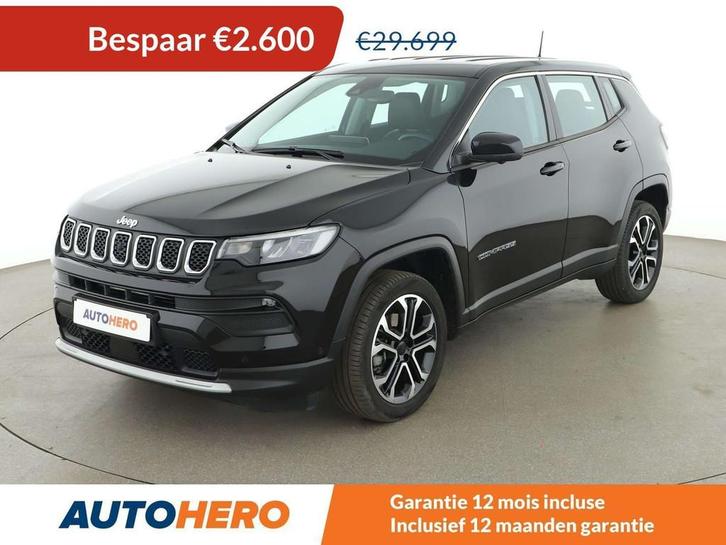 Jeep Compass 1.5 GSE T4 e-Hybrid High Altitude FWD, Auto's, Jeep, Te koop, Compass, 360° camera, ABS, Achteruitrijcamera, Adaptive Cruise Control