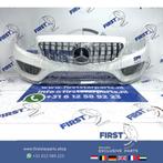 W205 GT AMG VOORBUMPER WIT + PANAMERICANA GRIL origineel Mer, Gebruikt, Voor, Mercedes-Benz, Ophalen of Verzenden