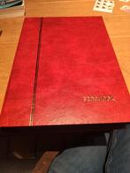 Schaubek insteek album 64 zwarte bladzijden. Als nieuw., Ophalen of Verzenden