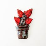 Aardewerk muurornament vintage, Ophalen of Verzenden