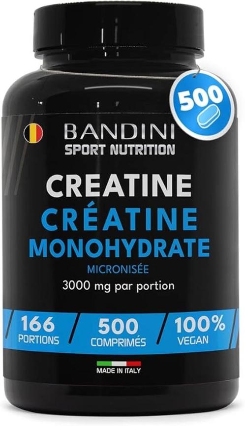 Bandini Creatine monohydraat 3000 mg GRATIS LEVERING, Sport en Fitness, Gezondheidsproducten en Wellness, Nieuw, Poeder of Drank
