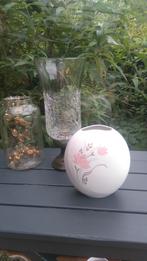 Prachtige vaas SCHERZER Germany met japanse print Nieuw, Antiek en Kunst, Ophalen of Verzenden