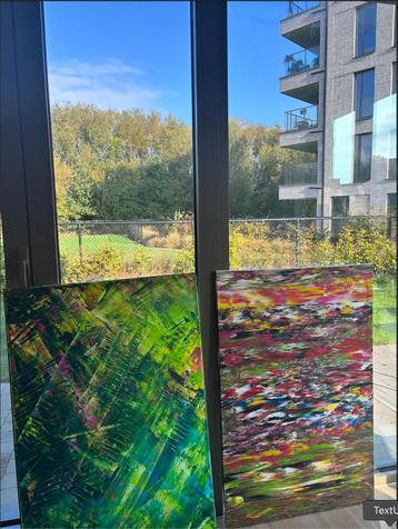 Schilderij apart of samen te koop!  beschikbaar voor biedingen