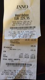 Bon d'achat Inno 229,95€, Tickets & Billets, Réductions & Chèques cadeaux, Bon Dépôt ou Magasin
