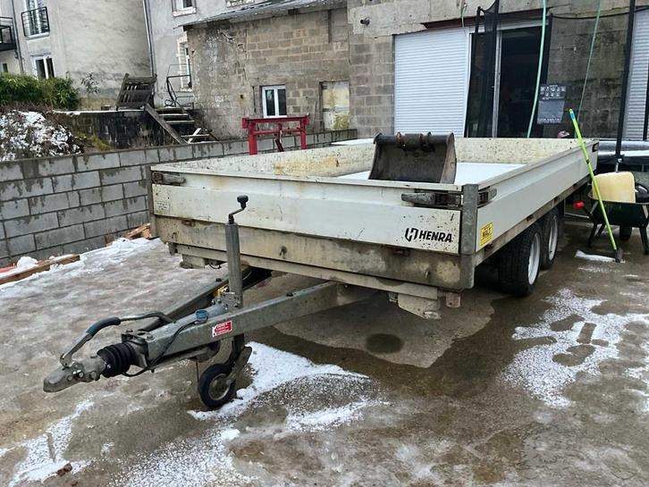 Henra AS O - 100 KO Drieweg-aanhanger, Auto diversen, Aanhangers en Bagagewagens, Gebruikt