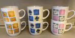 6 nieuwe espresso tassen koffie kopjes 8 cm hoog, Ophalen, Nieuw