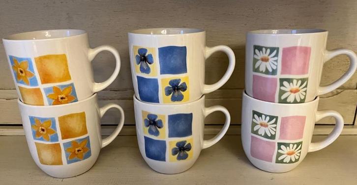 6 nieuwe espresso tassen koffie kopjes 8 cm hoog, Huis en Inrichting, Keuken | Servies, Nieuw, Ophalen