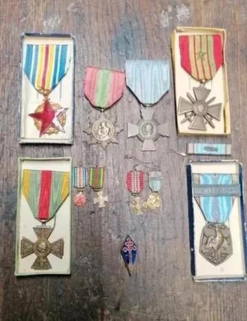Militaire medaille uit de Eerste Wereldoorlog  beschikbaar voor biedingen